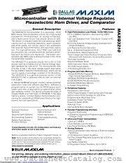MAXQ3210 datasheet pdf MAXIM - Dallas Semiconductor