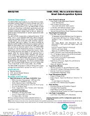 MAXQ7666B datasheet pdf MAXIM - Dallas Semiconductor