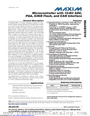 MAXQ7670 datasheet pdf MAXIM - Dallas Semiconductor