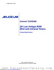 ZLR323S2832GR5611T datasheet pdf MAXIM - Dallas Semiconductor