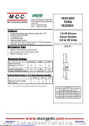 1EZ14D5 datasheet pdf Micro Commercial Components