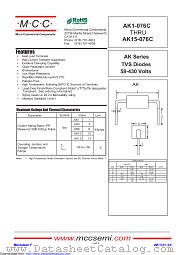 AK10-058C datasheet pdf Micro Commercial Components