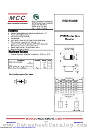 ESD7V0D9 datasheet pdf Micro Commercial Components