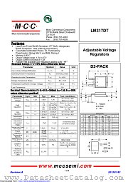 LM317DT datasheet pdf Micro Commercial Components