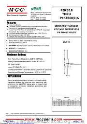 P6KE20C datasheet pdf Micro Commercial Components