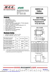 SM5S36A datasheet pdf Micro Commercial Components