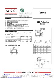 SM712 datasheet pdf Micro Commercial Components
