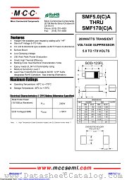 SMF5.0CA datasheet pdf Micro Commercial Components
