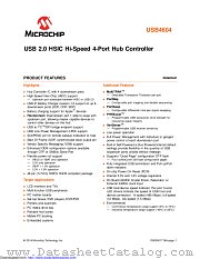 USB4604-1081HN datasheet pdf Microchip