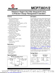 MCP73831-5ACI/MC datasheet pdf Microchip