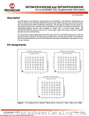 SST39VF010 datasheet pdf Microchip