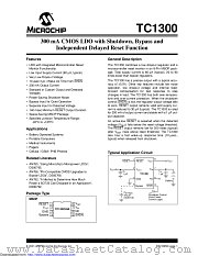 TC1300K-2.5VUA datasheet pdf Microchip