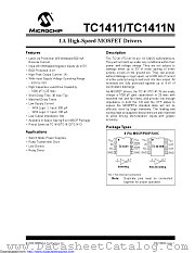 TC1411VOA datasheet pdf Microchip