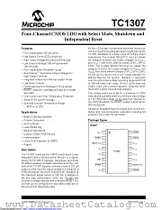 TC1307R-XYVQRTR datasheet pdf Microchip