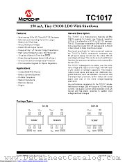TC1017-2.5VLTTR datasheet pdf Microchip
