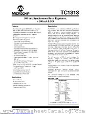 TC1313-ZI0EUN datasheet pdf Microchip