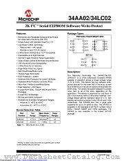 34LC02T-I/MNY16KVAO datasheet pdf Microchip