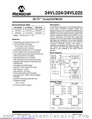 24VL024T/ST datasheet pdf Microchip