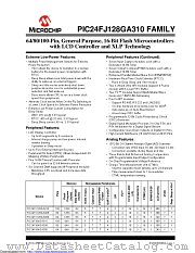 PIC24FJ128GA306-I/MR datasheet pdf Microchip