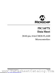 PIC16F737T-I/SS datasheet pdf Microchip