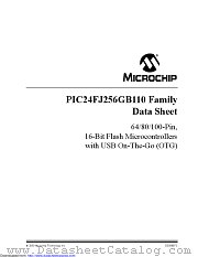 PIC24FJ64GB110-I/PF datasheet pdf Microchip