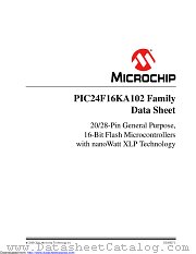 PIC24F16KA101-E/SS datasheet pdf Microchip