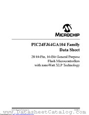 PIC24FJ64GA102-I/SP datasheet pdf Microchip