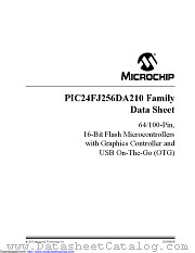 PIC24FJ256DA206-I/PT datasheet pdf Microchip