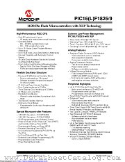 PIC16F1829T-I/ML datasheet pdf Microchip
