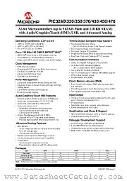 PIC32MX470F512L-V/TL datasheet pdf Microchip