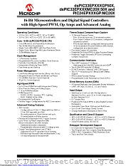 PIC24EP128GP204-H/ML datasheet pdf Microchip