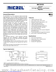 MIC38150HYHL-TR datasheet pdf Microchip
