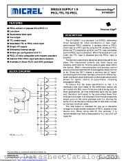 SY100S811ZH-TR datasheet pdf Microchip