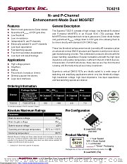 TC6215 datasheet pdf Microchip