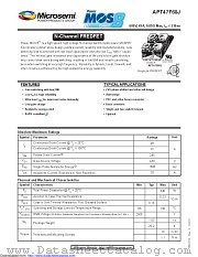 APT47F60J datasheet pdf Microsemi