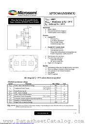 APTC60AM18SCG datasheet pdf Microsemi