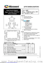 APTC60DDAM35T3G datasheet pdf Microsemi