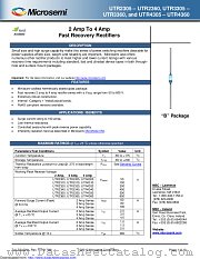 UTR4305E3 datasheet pdf Microsemi