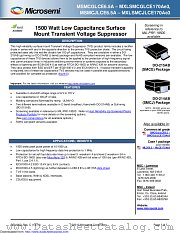 SMCJLCE75A/TR13 datasheet pdf Microsemi