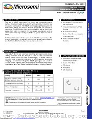 SM0504-M1 datasheet pdf Microsemi