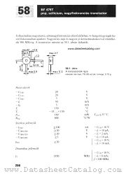 BF479T datasheet pdf Mikroelektronikai Vallalat