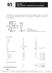 BF679T datasheet pdf Mikroelektronikai Vallalat