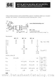 BFY34 datasheet pdf Mikroelektronikai Vallalat