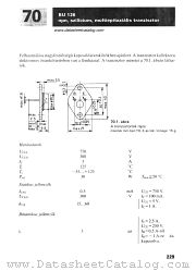 BU126A datasheet pdf Mikroelektronikai Vallalat