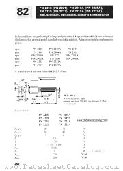 PN2221A datasheet pdf Mikroelektronikai Vallalat