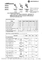 2N3961 datasheet pdf Motorola