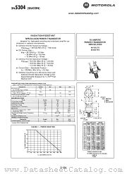 2N5304 datasheet pdf Motorola