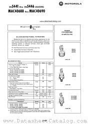 MAC40689 datasheet pdf Motorola