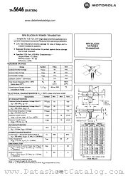 2N5646 datasheet pdf Motorola