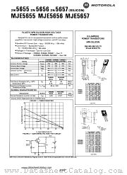 MJE5655 datasheet pdf Motorola